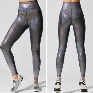 New- Beach Riot Hologram high waist leggings #134